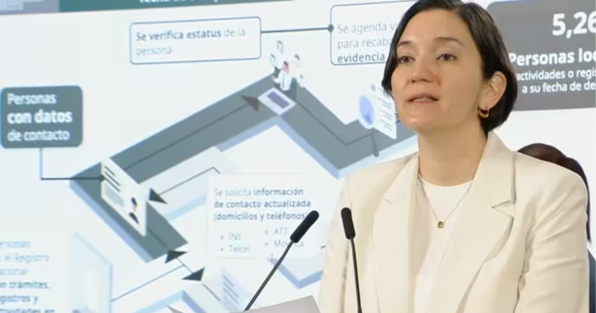 Marcela Figueroa confirma 132 mil 534 personas desaparecidas